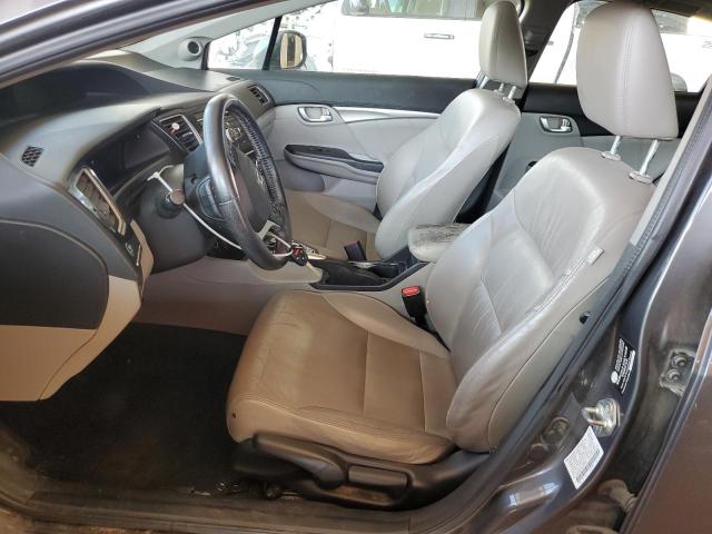 2HGFB2F9XDH516603 - 2013 HONDA CIVIC EXL 灰色 照片 7