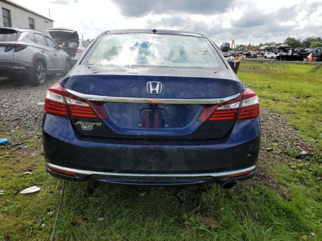 1HGCR2F89HA147470 - 2017 HONDA ACCORD EXL BLUE photo 6