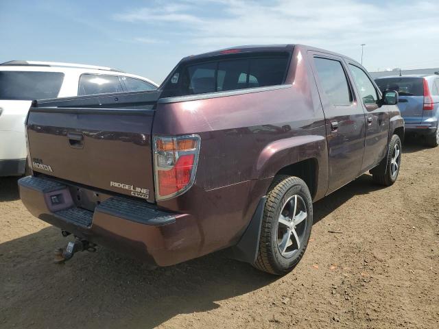 2HJYK16517H514964 - 2007 HONDA RIDGELINE RTL MAROON photo 3