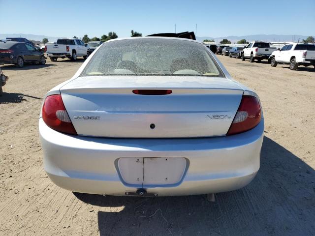 1B3ES46C3YD572940 - 2000 DODGE NEON BASE SILVER photo 6