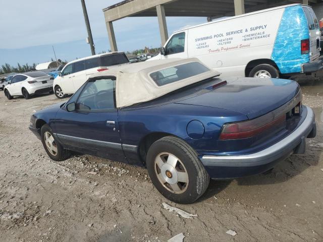 1G4EC33C8LB903649 - 1990 BUICK REATTA BLUE photo 2