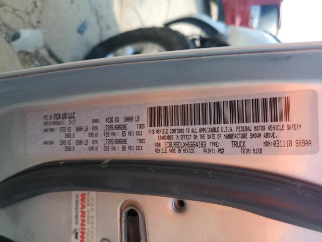 3C6UR5DLXHG664183 - 2017 RAM 2500 SLT SILVER photo 13