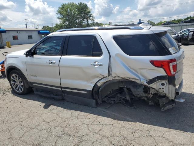 1FM5K7F81HGB81470 - 2017 FORD EXPLORER LIMITED SILVER photo 2