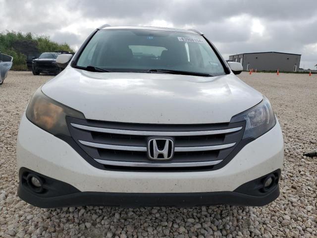 5J6RM3H7XCL043739 - 2012 HONDA CR-V EXL WHITE photo 5