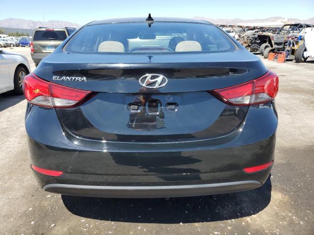 5NPDH4AE7GH750018 - 2016 HYUNDAI ELANTRA SE BLACK photo 6