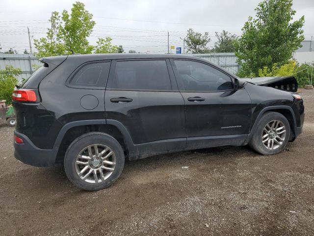 1C4PJLAS9FW591786 - 2015 JEEP CHEROKEE SPORT BLACK photo 3