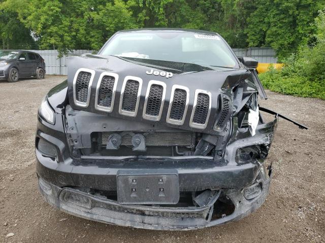 1C4PJLAS9FW591786 - 2015 JEEP CHEROKEE SPORT BLACK photo 5