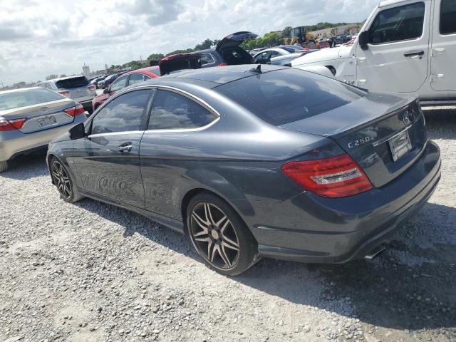 WDDGJ4HB4DG048161 - 2013 MERCEDES-BENZ C 250 GRAY photo 2