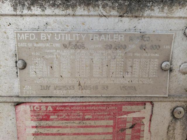 1UYVS25337U054833 - 2007 UTILITY TRAILER WHITE photo 10