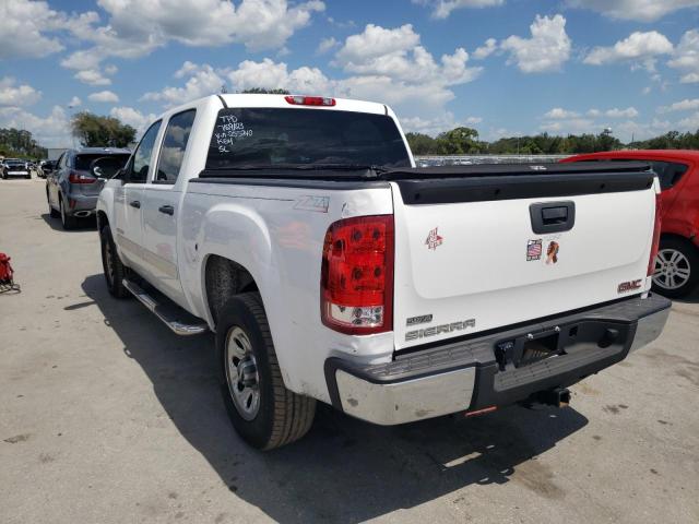 3GTRCUEA4AG255240 - 2010 GMC SIERRA C1500 SL WHITE photo 2