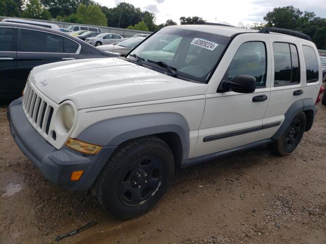 1J4GK48K97W509625 - 2007 JEEP LIBERTY SPORT WHITE photo 1