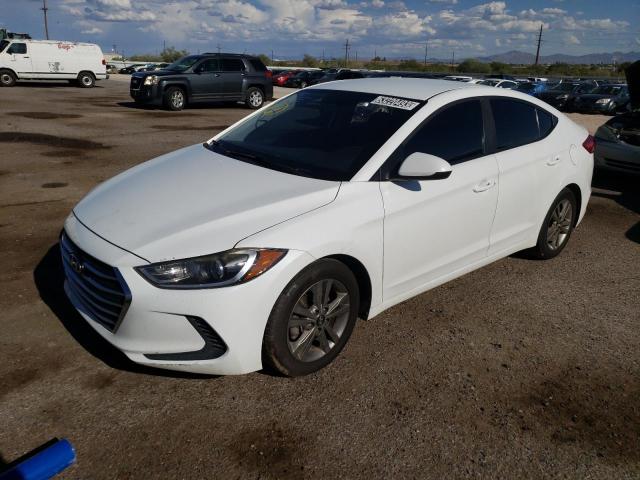 5NPD84LF3JH228936 - 2018 HYUNDAI ELANTRA SEL WHITE photo 1