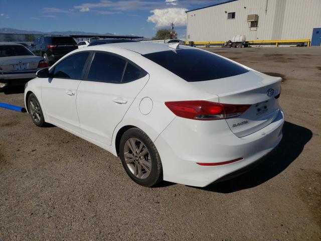 5NPD84LF3JH228936 - 2018 HYUNDAI ELANTRA SEL WHITE photo 2