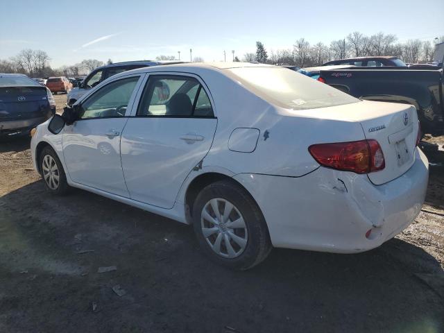 JTDBL40E29J000334 - 2009 TOYOTA COROLLA BASE WHITE photo 2