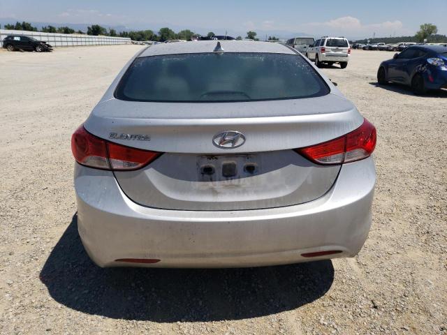 KMHDH4AEXCU339868 - 2012 HYUNDAI ELANTRA GLS SILVER photo 6