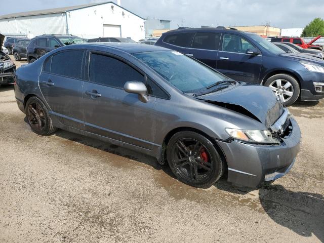 2HGFA1F66AH044804 - 2010 HONDA CIVIC LX-S GRAY photo 4