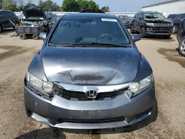 2HGFA1F66AH044804 - 2010 HONDA CIVIC LX-S GRAY photo 5