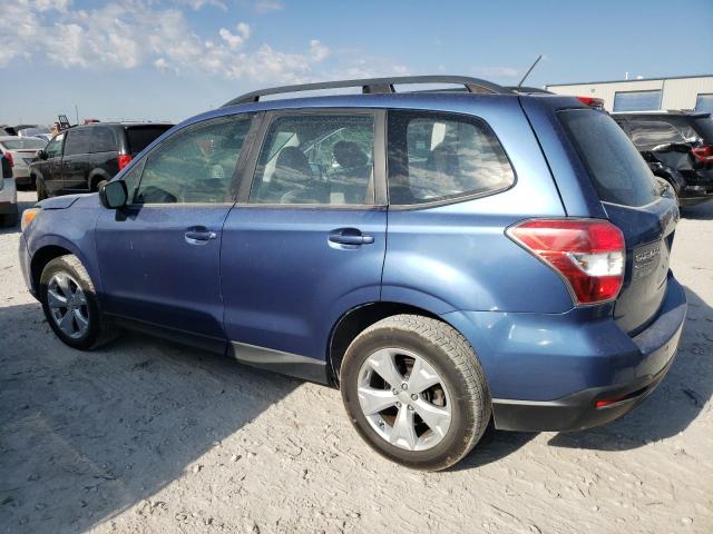 JF2SJABC5FH442982 - 2015 SUBARU FORESTER 2.5I BLUE photo 2