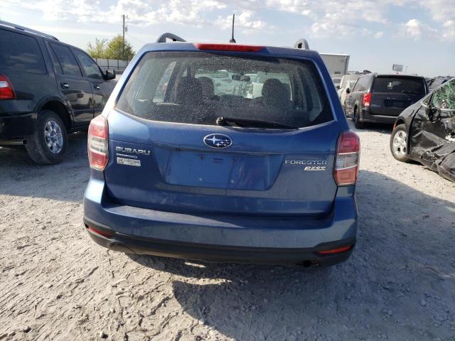 JF2SJABC5FH442982 - 2015 SUBARU FORESTER 2.5I BLUE photo 6