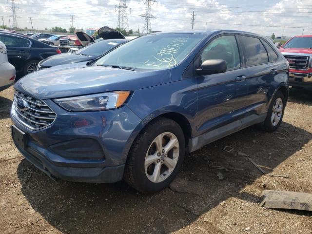 2FMPK4G96KBB13257 - 2019 FORD EDGE SE BLUE photo 1