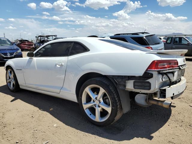 2G1FF1E31F9109995 - 2015 CHEVROLET CAMARO LT WHITE photo 2