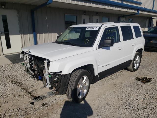 1C4NJPFB7ED515582 - 2014 JEEP PATRIOT LATITUDE WHITE photo 2