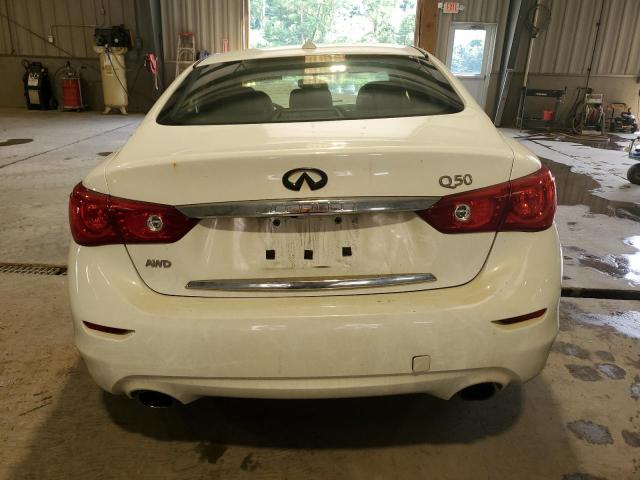 JN1BV7AR3FM415835 - 2015 INFINITI Q50 BASE WHITE photo 6