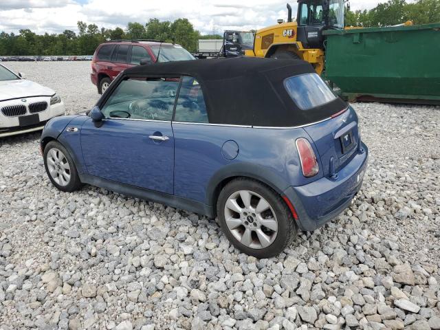 WMWRH33537TL93975 - 2007 MINI COOPER S BLUE photo 2