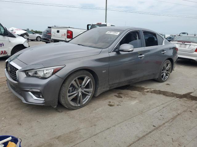 JN1EV7AP9KM540988 - 2019 INFINITI Q50 LUXE GRAY photo 1