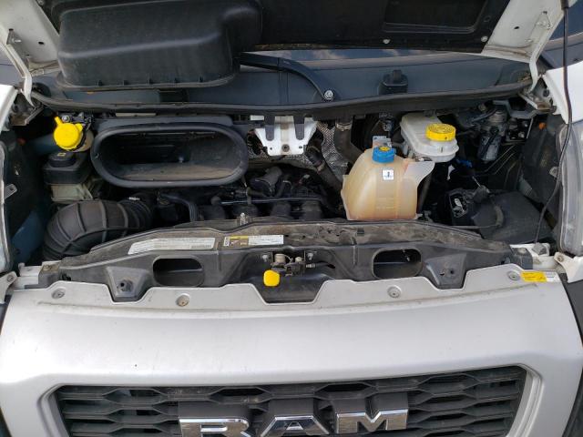 3C6TRVAG1KE504702 - 2019 RAM PROMASTER 1500 STANDARD WHITE photo 12