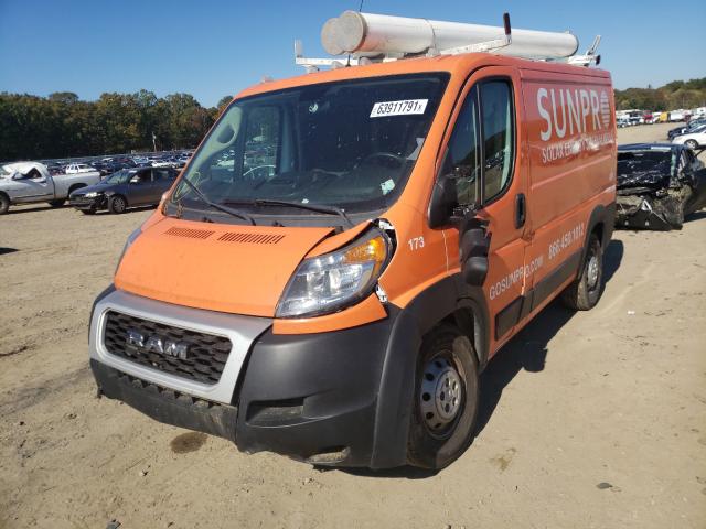 3C6TRVNGXKE515871 - 2019 RAM PROMASTER 1500 STANDARD ORANGE photo 2