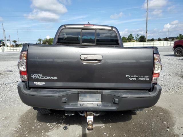 5TFJU4GN8FX067172 - 2015 TOYOTA TACOMA DOUBLE CAB PRERUNNER GRAY photo 6