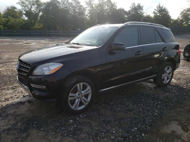 4JGDA5HB6EA304271 - 2014 MERCEDES-BENZ ML 350 4MATIC BLACK photo 1
