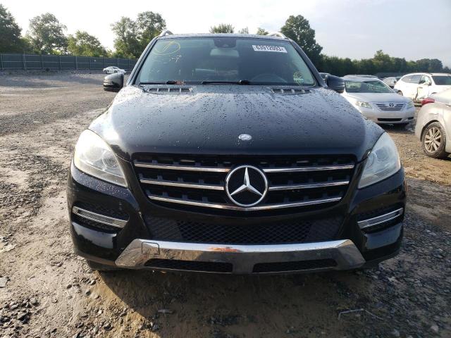 4JGDA5HB6EA304271 - 2014 MERCEDES-BENZ ML 350 4MATIC BLACK photo 5