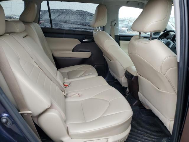 5TDGZRBH5LS518456 - 2020 TOYOTA HIGHLANDER XLE BLUE photo 10