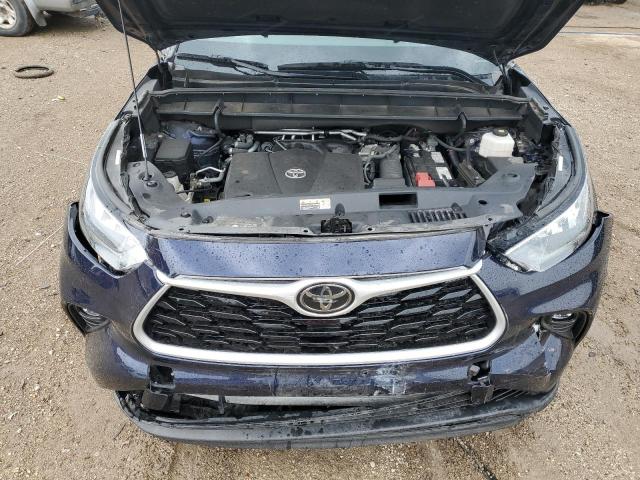 5TDGZRBH5LS518456 - 2020 TOYOTA HIGHLANDER XLE BLUE photo 11
