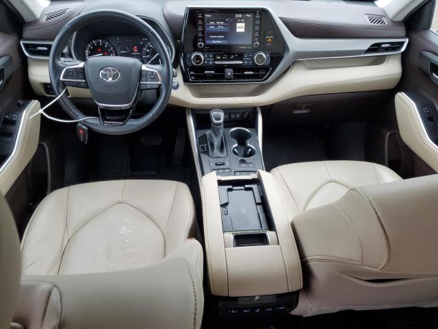 5TDGZRBH5LS518456 - 2020 TOYOTA HIGHLANDER XLE BLUE photo 8