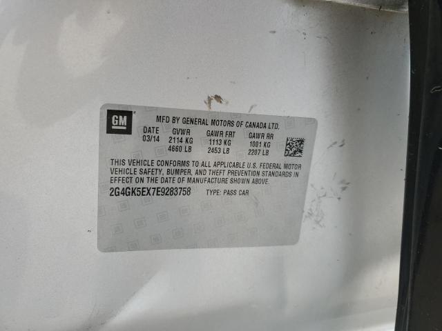 2G4GK5EX7E9283758 - 2014 BUICK REGAL 黑色 照片 13