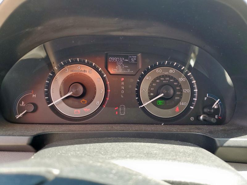 5FNRL5H60DB055589 - 2013 HONDA ODYSSEY EXL SILVER photo 9