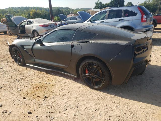 1G1YB2D72H5117912 - 2017 CHEVROLET CORVETTE STINGRAY 1LT BLACK photo 2