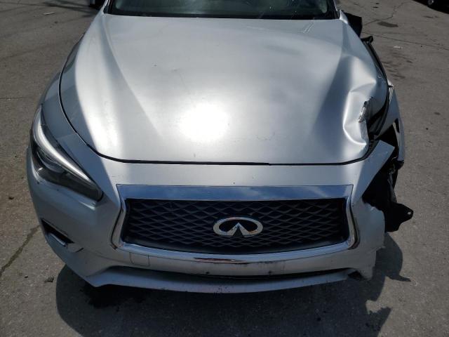 JN1EV7AR4KM555447 - 2019 INFINITI Q50 LUXE SILVER photo 11