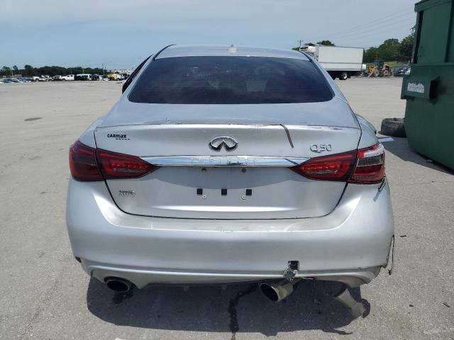 JN1EV7AR4KM555447 - 2019 INFINITI Q50 LUXE SILVER photo 6