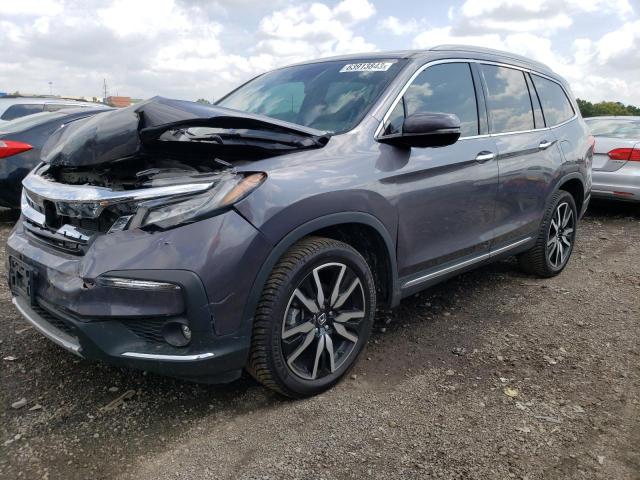 5FNYF6H02LB058254 - 2020 HONDA PILOT ELITE GRAY photo 1