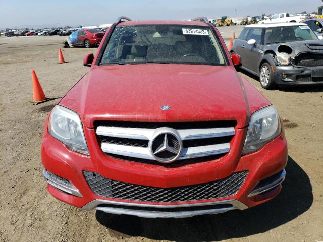 WDCGG5HB0EG336334 - 2014 MERCEDES-BENZ GLK 350 RED photo 5