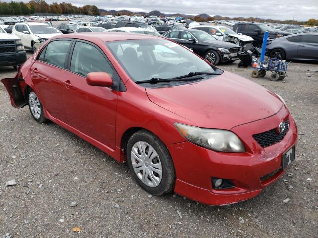 1NXBU40E39Z050151 - 2009 TOYOTA COROLLA BASE RED photo 1