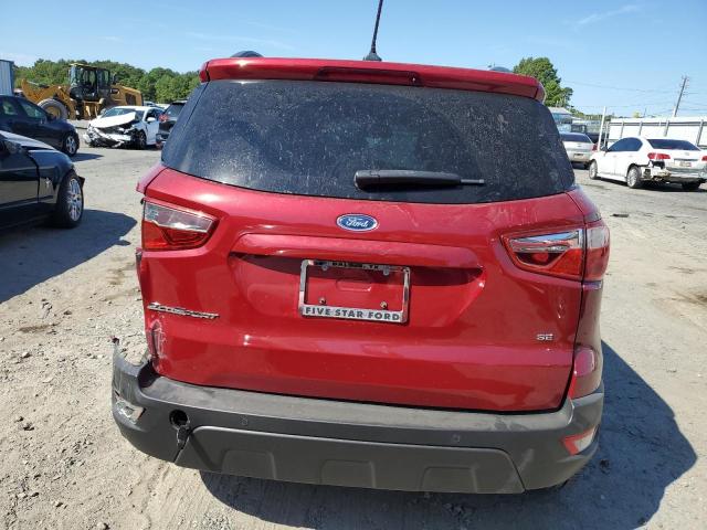 MAJ3P1TE7JC238617 - 2018 FORD ECOSPORT SE RED photo 6