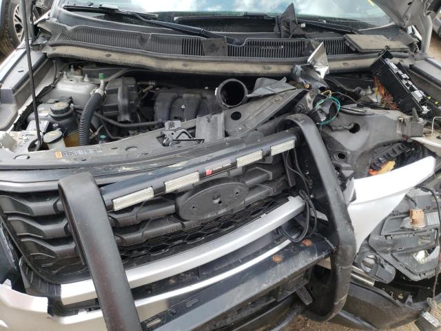 1FM5K8AR3JGA83360 - 2018 FORD EXPLORER POLICE INTERCEPTOR SILVER photo 11