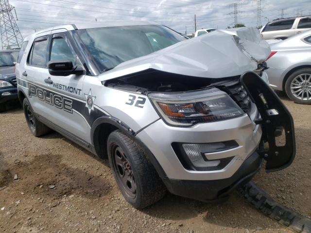 1FM5K8AR3JGA83360 - 2018 FORD EXPLORER POLICE INTERCEPTOR SILVER photo 4