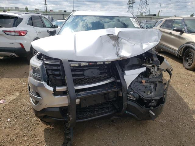 1FM5K8AR3JGA83360 - 2018 FORD EXPLORER POLICE INTERCEPTOR SILVER photo 5