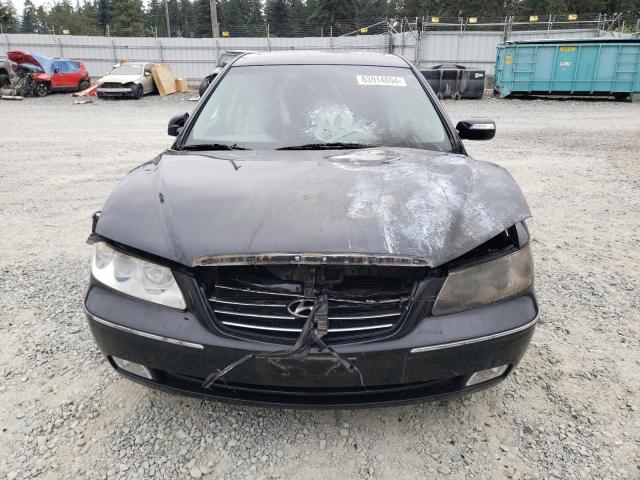 KMHFC46F48A289132 - 2008 HYUNDAI AZERA SE BLACK photo 5